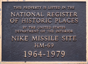 Nike Missile Plaque